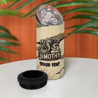 Personalized Jimothy the Raccoon 4 in 1 Can Cooler Tumbler Midnight Snack Patrol