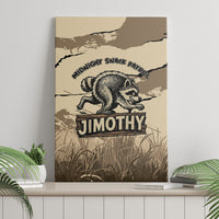 Jimothy the Raccoon Canvas Wall Art Midnight Snack Patrol