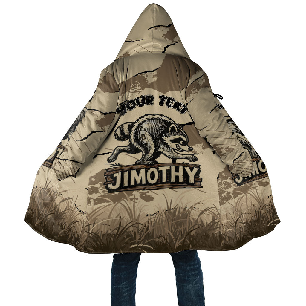 Personalized Jimothy the Raccoon Cloak Midnight Snack Patrol