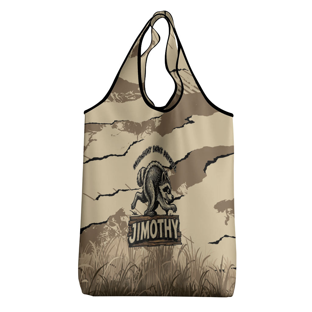 Jimothy the Raccoon Grocery Bag Midnight Snack Patrol