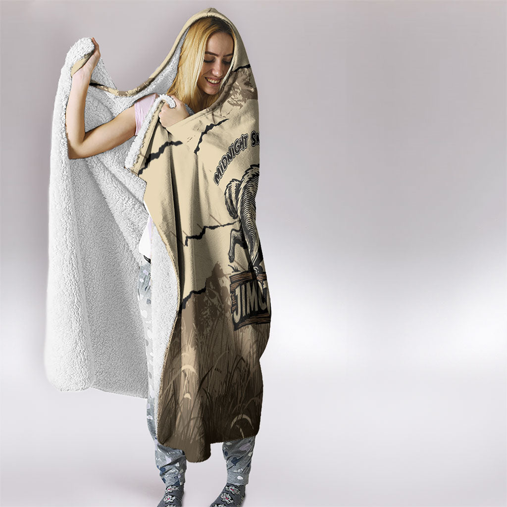 Jimothy the Raccoon Hooded Blanket Midnight Snack Patrol