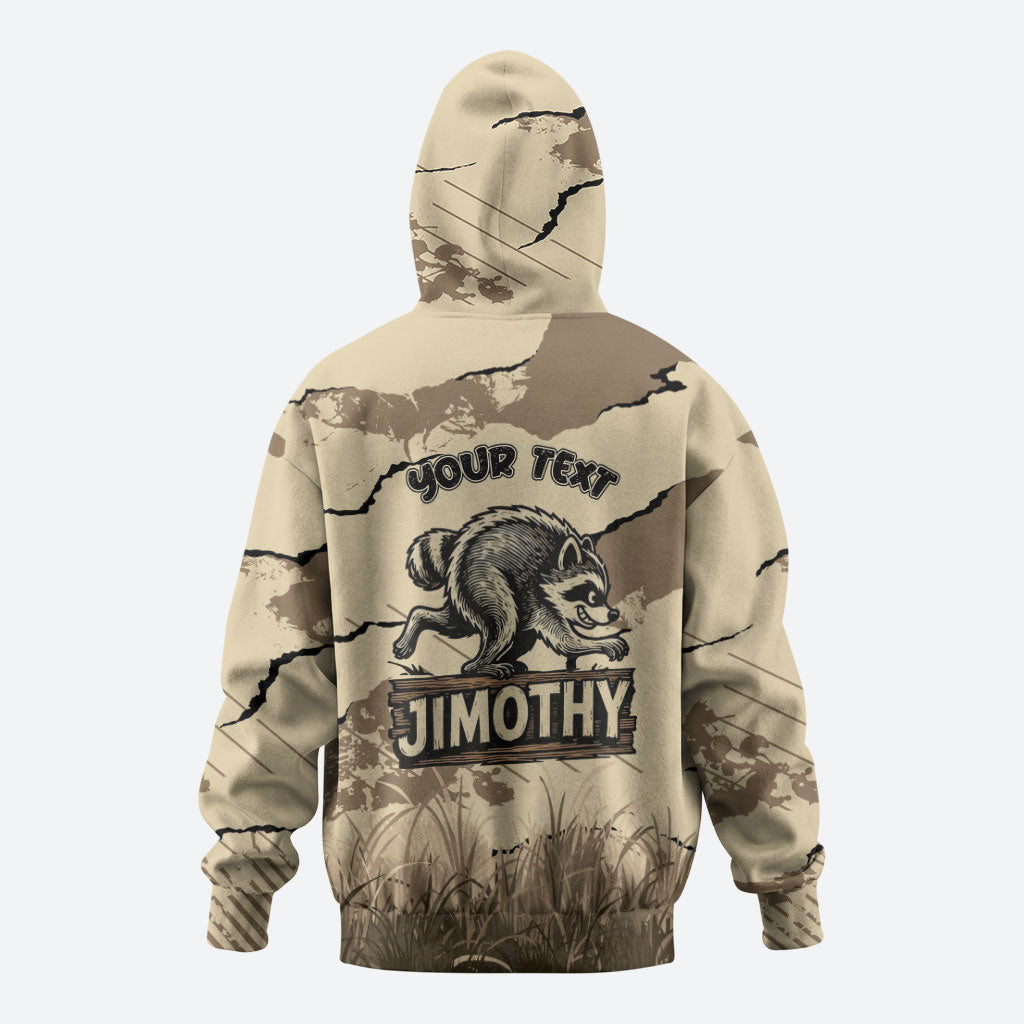 Personalized Jimothy the Raccoon Hoodie Midnight Snack Patrol