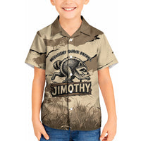 Personalized Jimothy the Raccoon Kid Hawaiian Shirt Midnight Snack Patrol