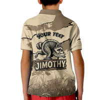 Personalized Jimothy the Raccoon Kid Polo Shirt Midnight Snack Patrol