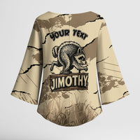 Personalized Jimothy the Raccoon Kimono Sleeve Blouse Midnight Snack Patrol
