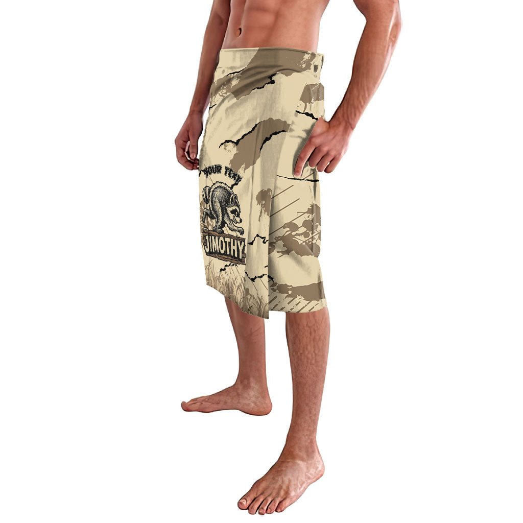 Personalized Jimothy the Raccoon Lavalava Midnight Snack Patrol