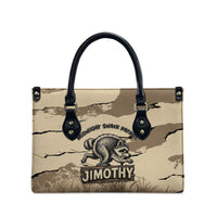 Jimothy the Raccoon Leather Bag Midnight Snack Patrol