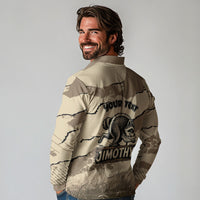 Personalized Jimothy the Raccoon Long Sleeve Polo Shirt Midnight Snack Patrol