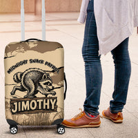 Jimothy the Raccoon Luggage Cover Midnight Snack Patrol