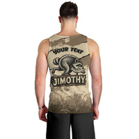 Personalized Jimothy the Raccoon Men Tank Top Midnight Snack Patrol