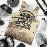 Personalized Jimothy the Raccoon Men Tank Top Midnight Snack Patrol