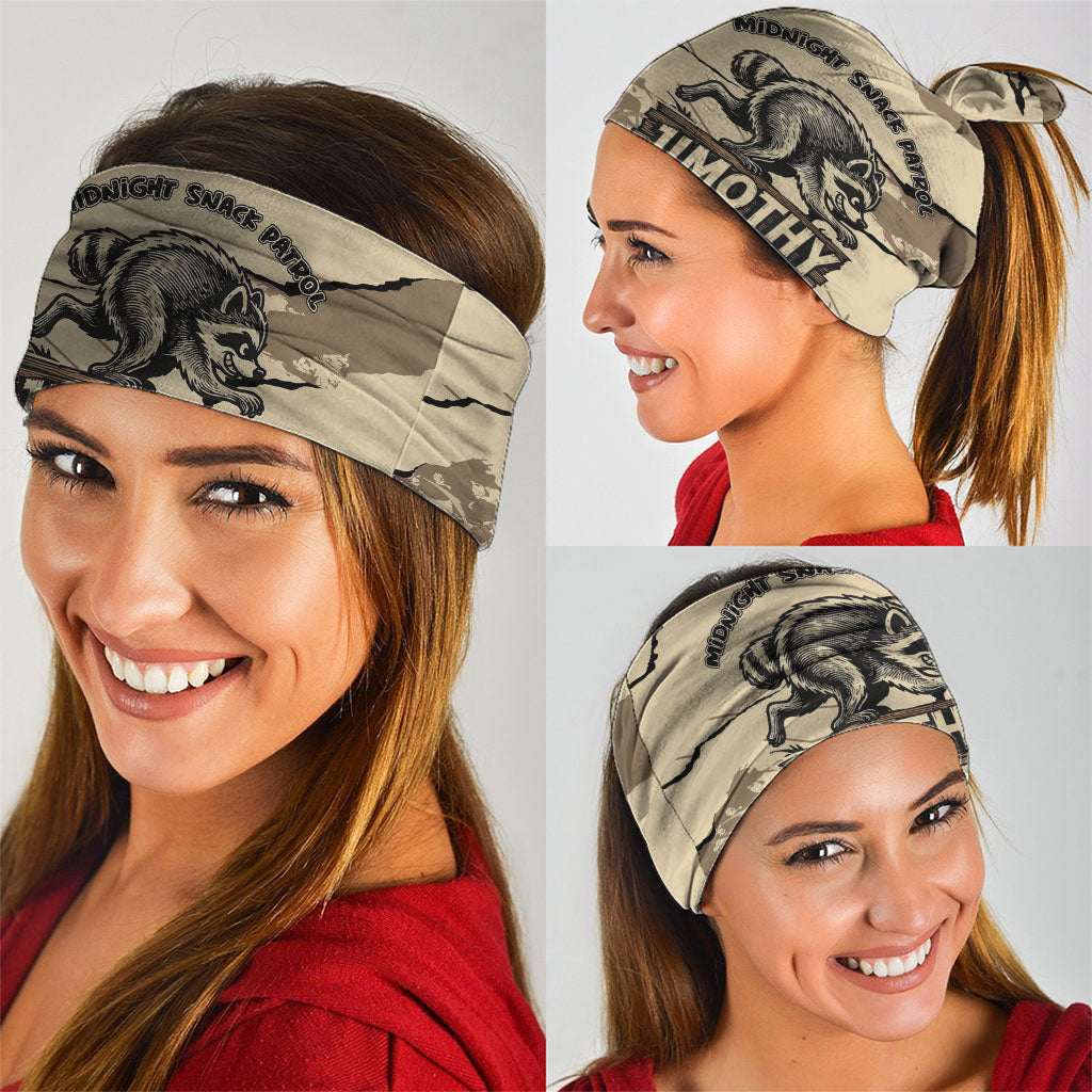 Jimothy the Raccoon Neck Gaiter Midnight Snack Patrol