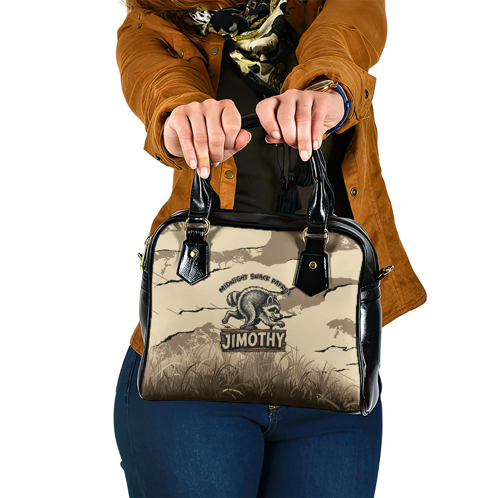 Jimothy the Raccoon Shoulder Handbag Midnight Snack Patrol