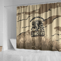 Jimothy the Raccoon Shower Curtain Midnight Snack Patrol