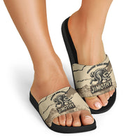 Jimothy the Raccoon Slide Sandals Midnight Snack Patrol
