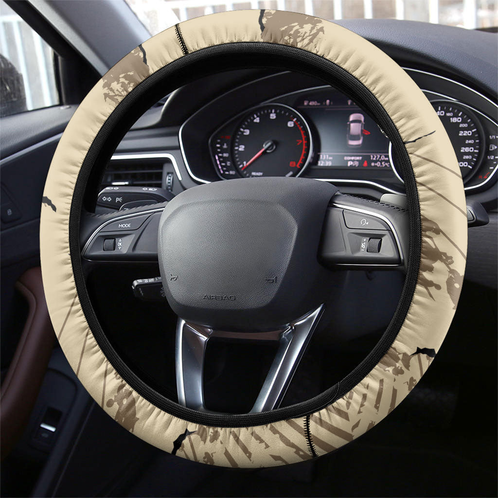 Jimothy the Raccoon Steering Wheel Cover Midnight Snack Patrol
