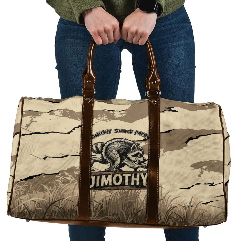 Jimothy the Raccoon Travel Bag Midnight Snack Patrol