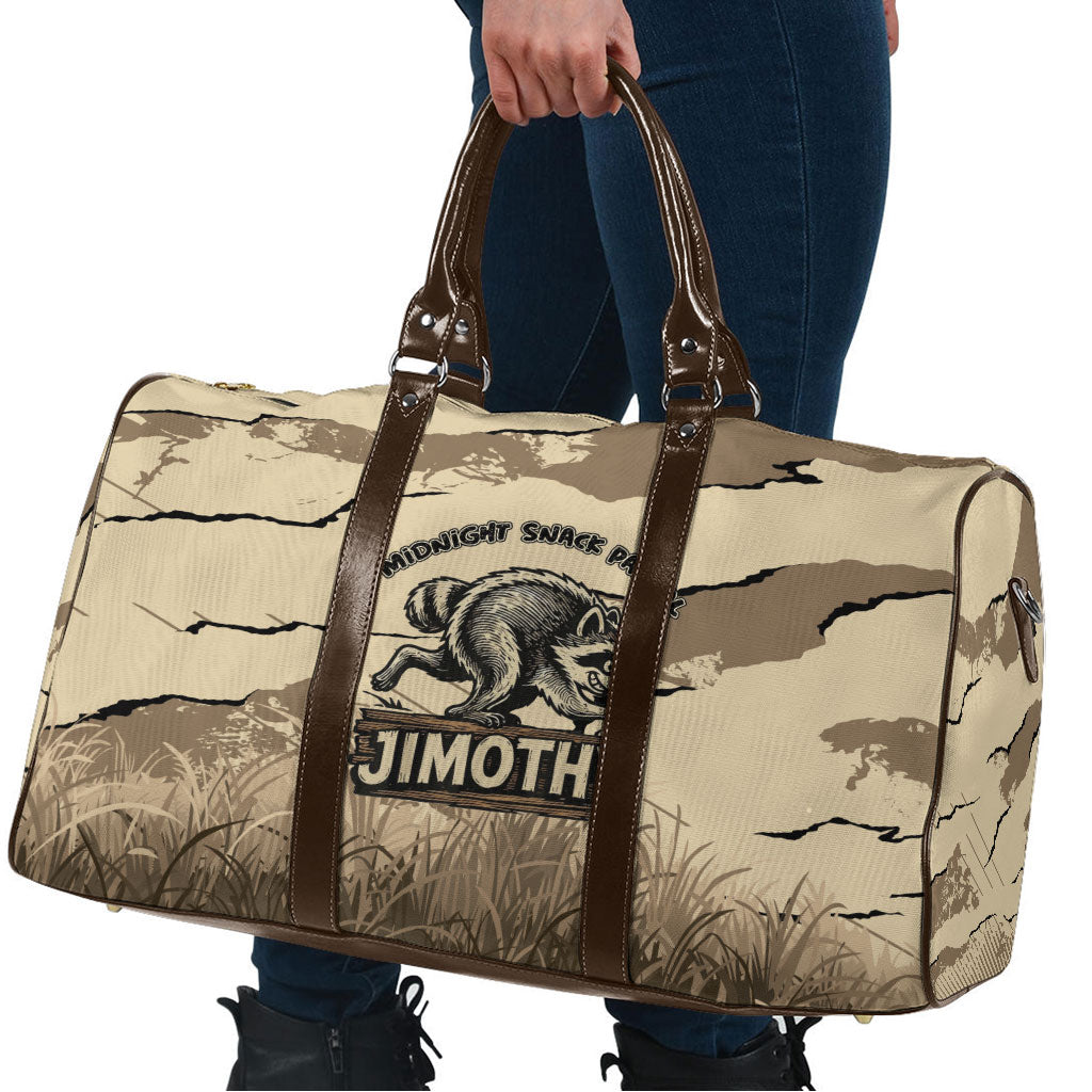 Jimothy the Raccoon Travel Bag Midnight Snack Patrol