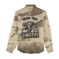 Personalized Jimothy the Raccoon Women Casual Shirt Midnight Snack Patrol