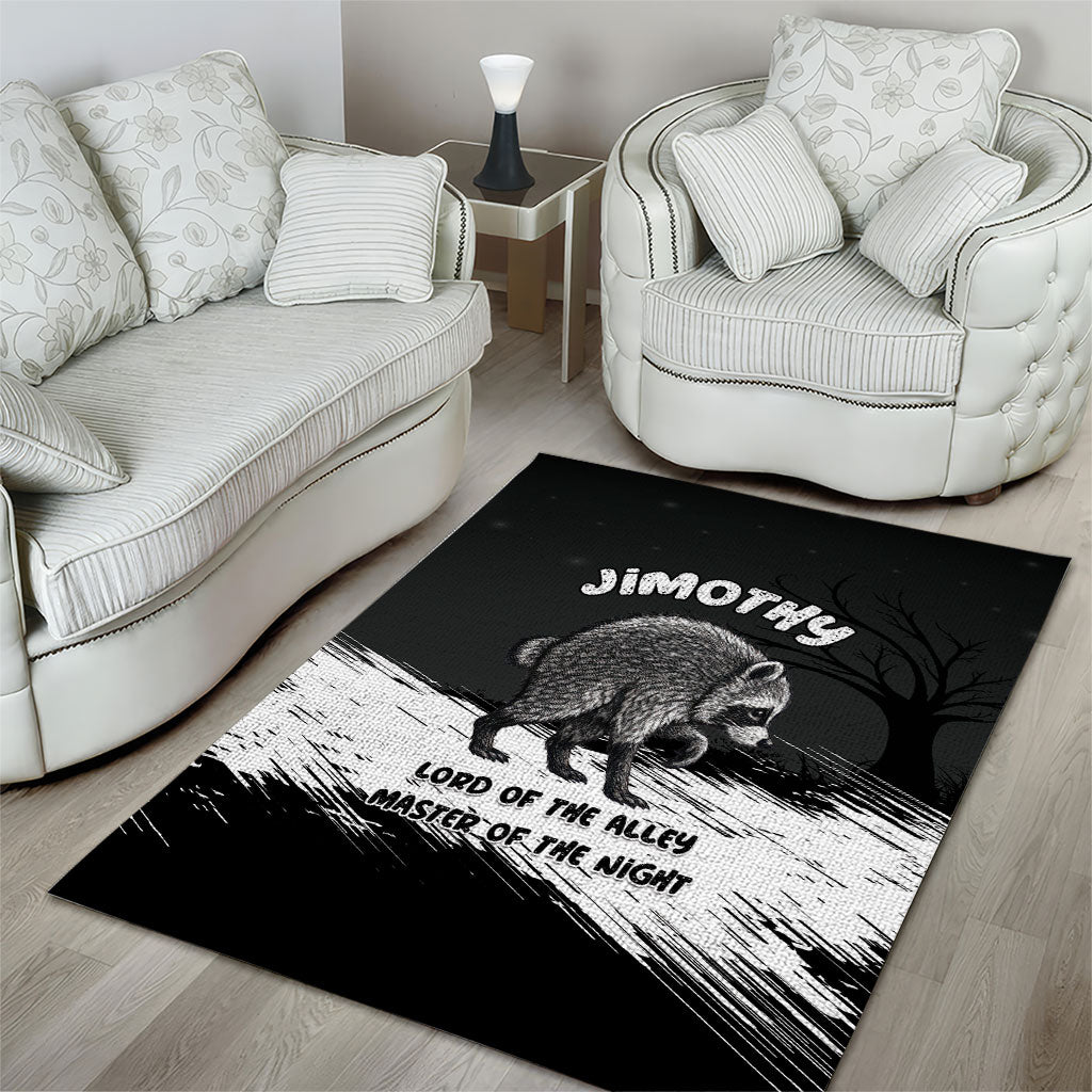 Jimothy Raccoon Seattle 2026 Area Rug Lord Of The Alley Master Of The Night