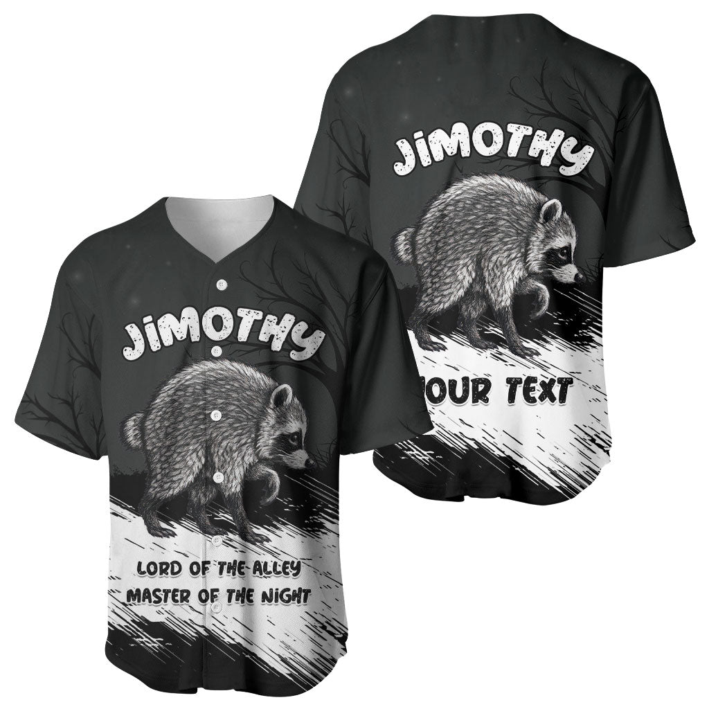 Personalized Jimothy Raccoon Seattle 2026 Baseball Jersey Lord Of The Alley Master Of The Night