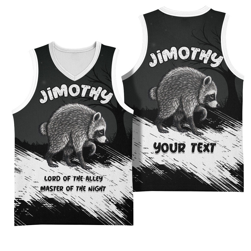 Personalized Jimothy Raccoon Seattle 2026 Basketball Jersey Lord Of The Alley Master Of The Night