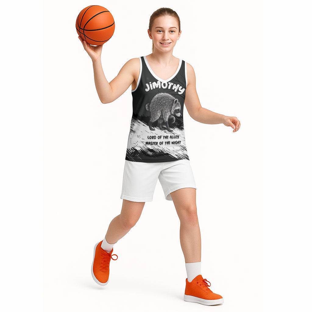 Personalized Jimothy Raccoon Seattle 2026 Basketball Jersey Lord Of The Alley Master Of The Night