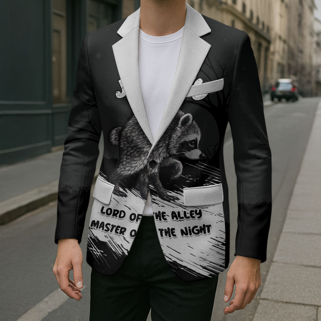 Personalized Jimothy Raccoon Seattle 2026 Blazer Lord Of The Alley Master Of The Night