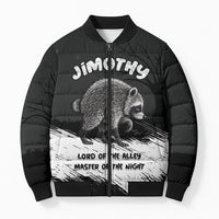 Personalized Jimothy Raccoon Seattle 2026 Bomber Puffer Jacket Lord Of The Alley Master Of The Night