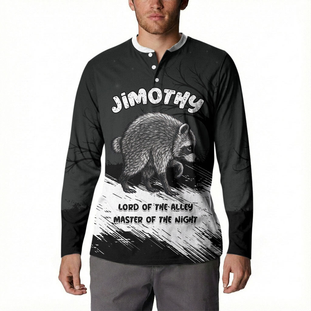 Personalized Jimothy Raccoon Seattle 2026 Button Sweatshirt Lord Of The Alley Master Of The Night