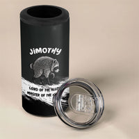 Personalized Jimothy Raccoon Seattle 2026 4 in 1 Can Cooler Tumbler Lord Of The Alley Master Of The Night