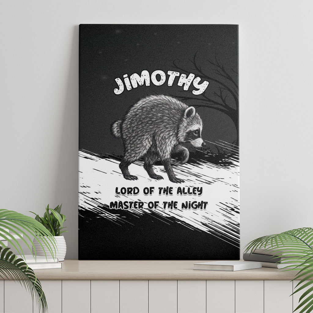 Jimothy Raccoon Seattle 2026 Canvas Wall Art Lord Of The Alley Master Of The Night