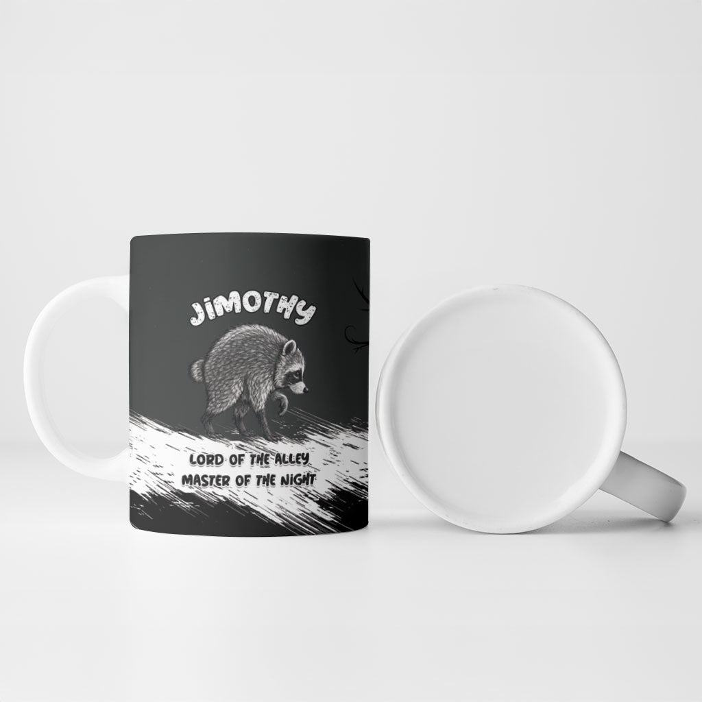 Personalized Jimothy Raccoon Seattle 2026 Ceramic Mug Lord Of The Alley Master Of The Night