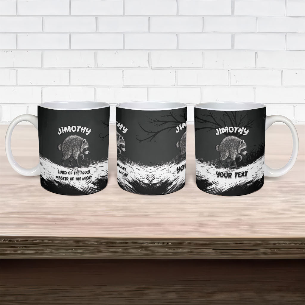 Personalized Jimothy Raccoon Seattle 2026 Ceramic Mug Lord Of The Alley Master Of The Night