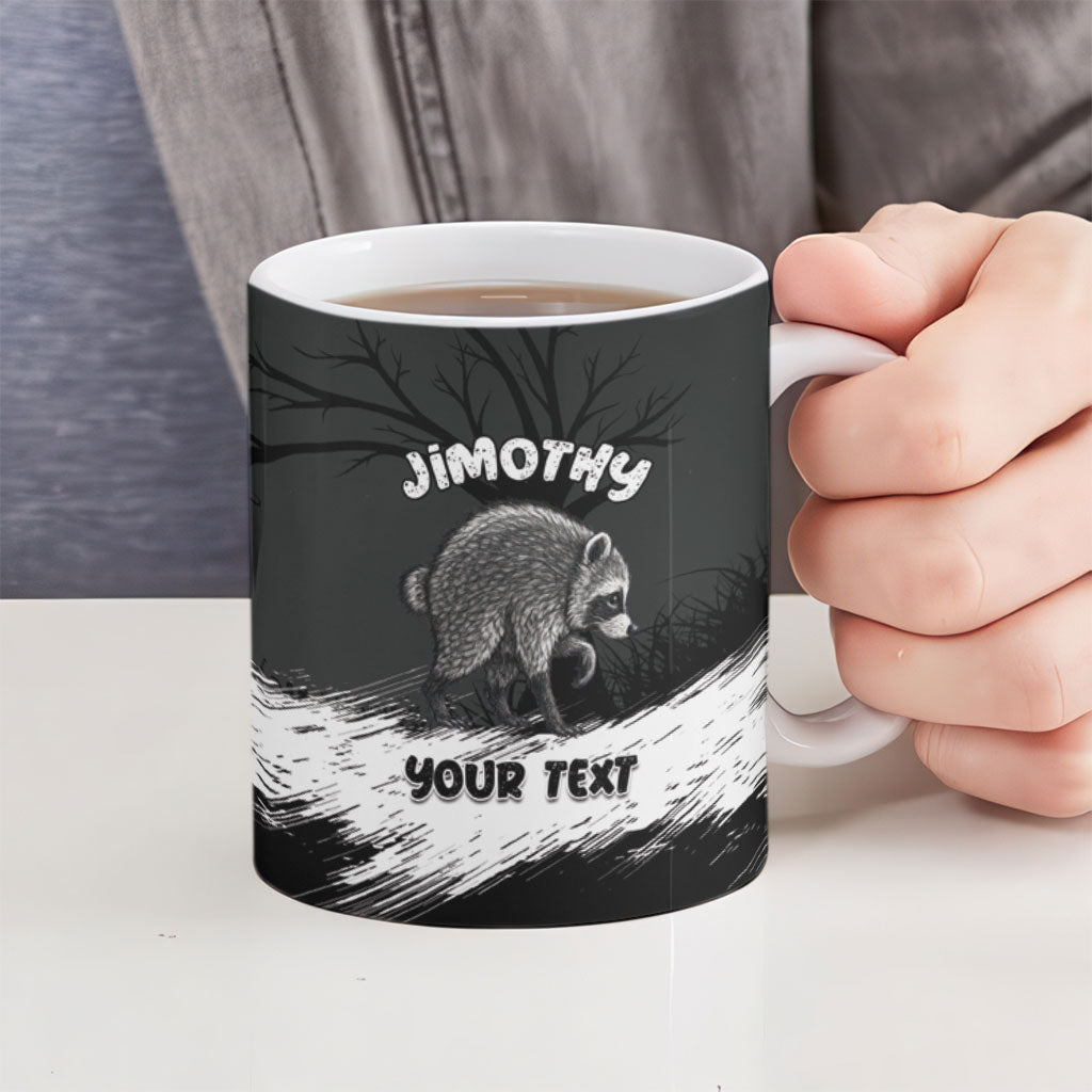Personalized Jimothy Raccoon Seattle 2026 Ceramic Mug Lord Of The Alley Master Of The Night