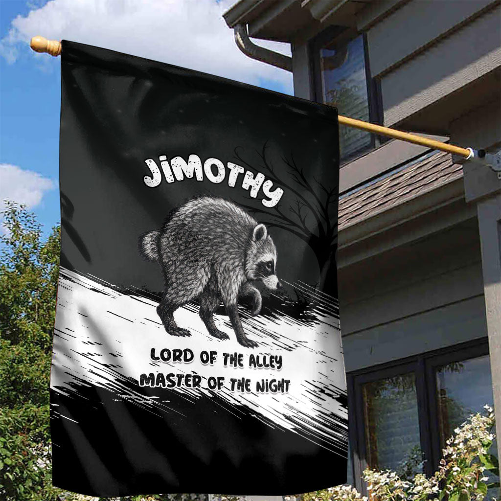 Jimothy Raccoon Seattle 2026 Garden Flag Lord Of The Alley Master Of The Night