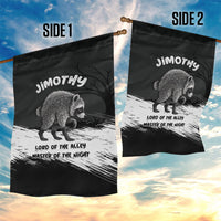 Jimothy Raccoon Seattle 2026 Garden Flag Lord Of The Alley Master Of The Night