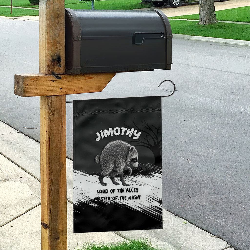 Jimothy Raccoon Seattle 2026 Garden Flag Lord Of The Alley Master Of The Night