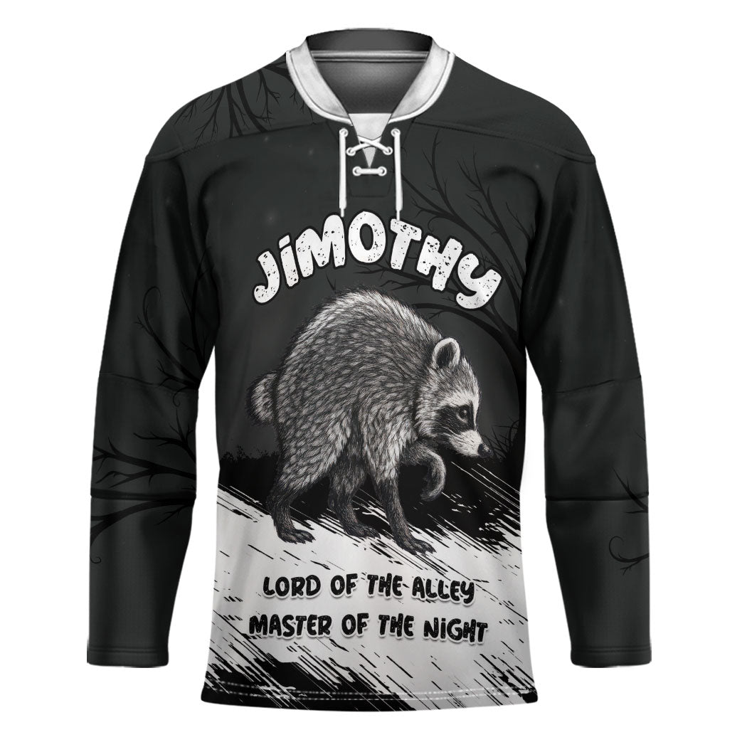 Personalized Jimothy Raccoon Seattle 2026 Hockey Jersey Lord Of The Alley Master Of The Night