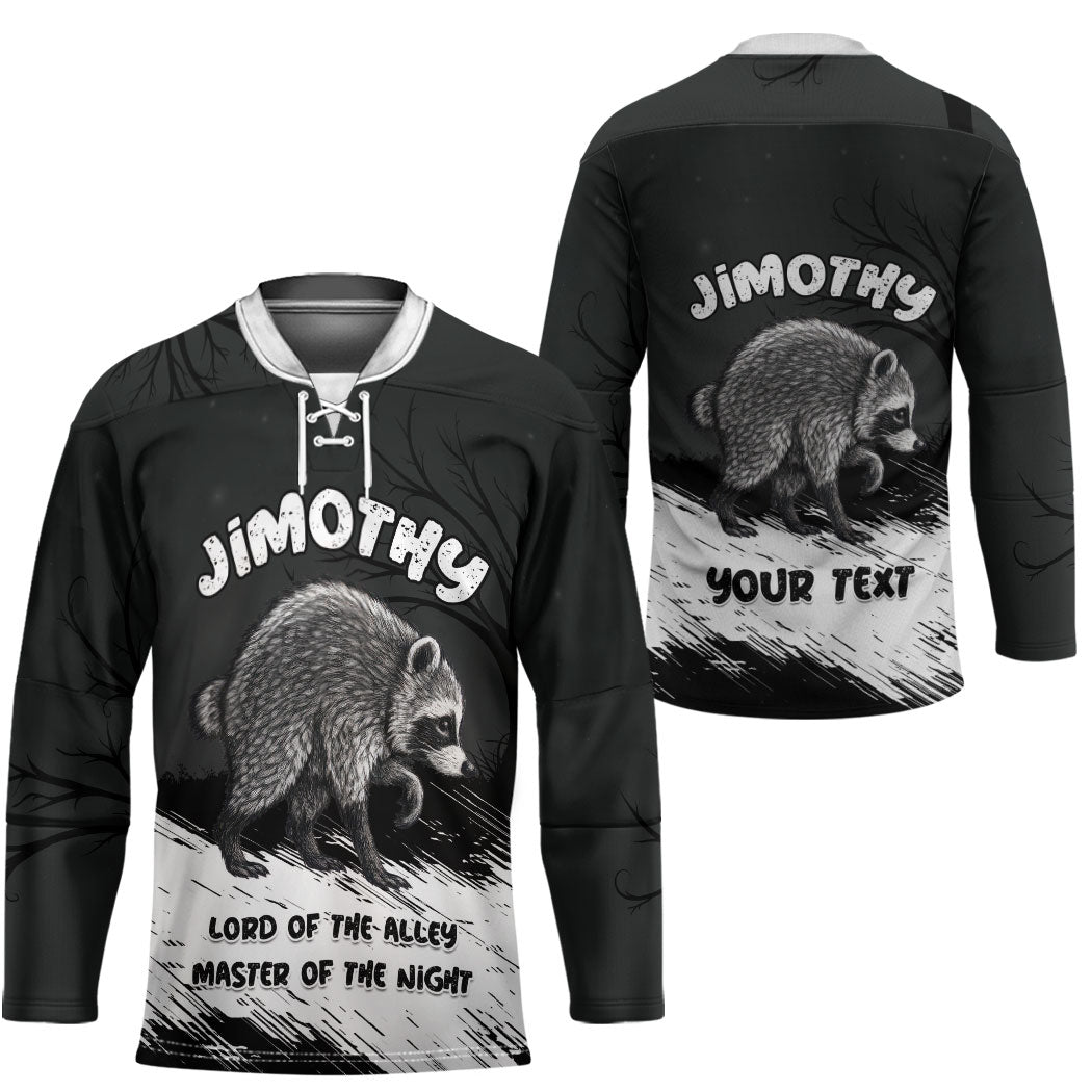 Personalized Jimothy Raccoon Seattle 2026 Hockey Jersey Lord Of The Alley Master Of The Night