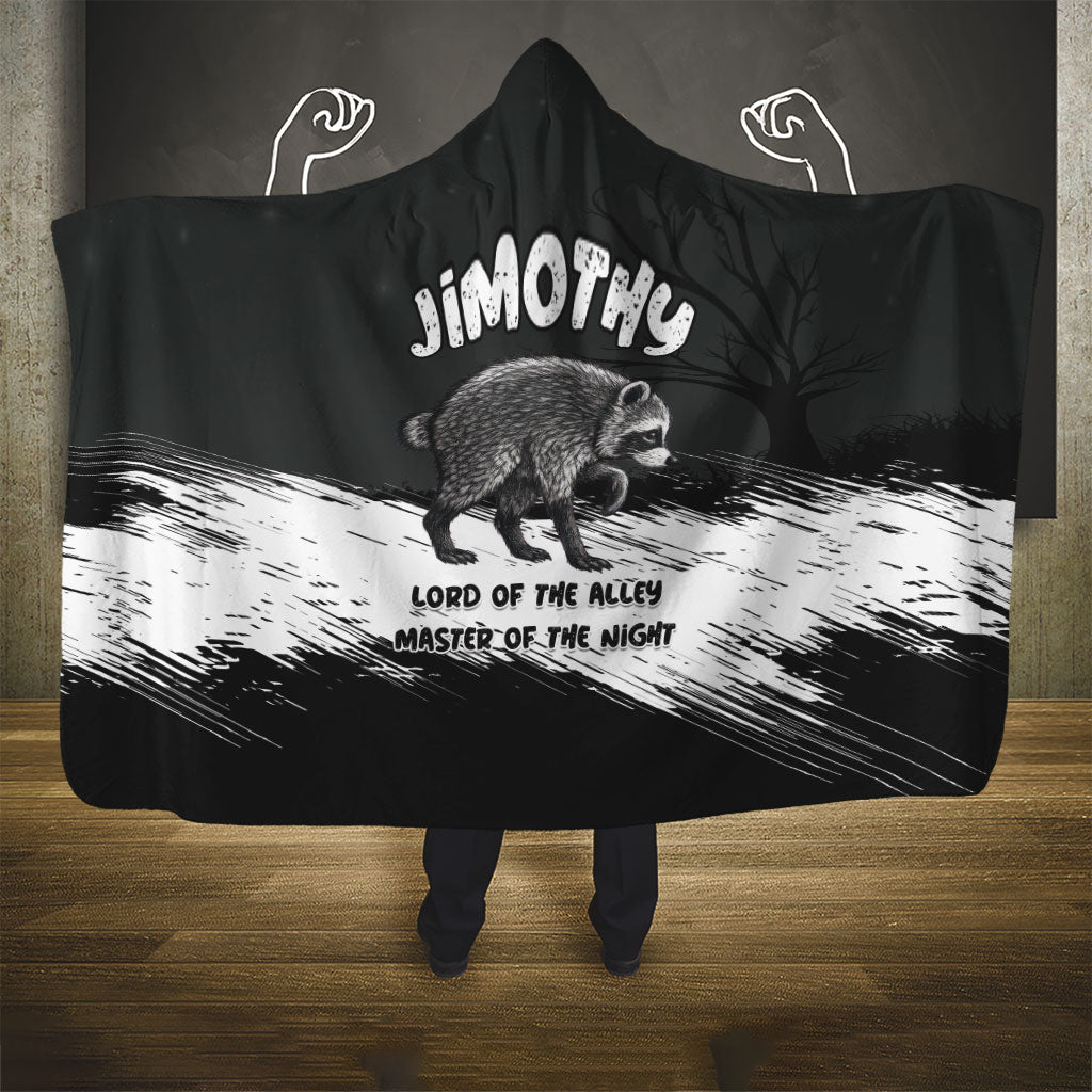 Jimothy Raccoon Seattle 2026 Hooded Blanket Lord Of The Alley Master Of The Night