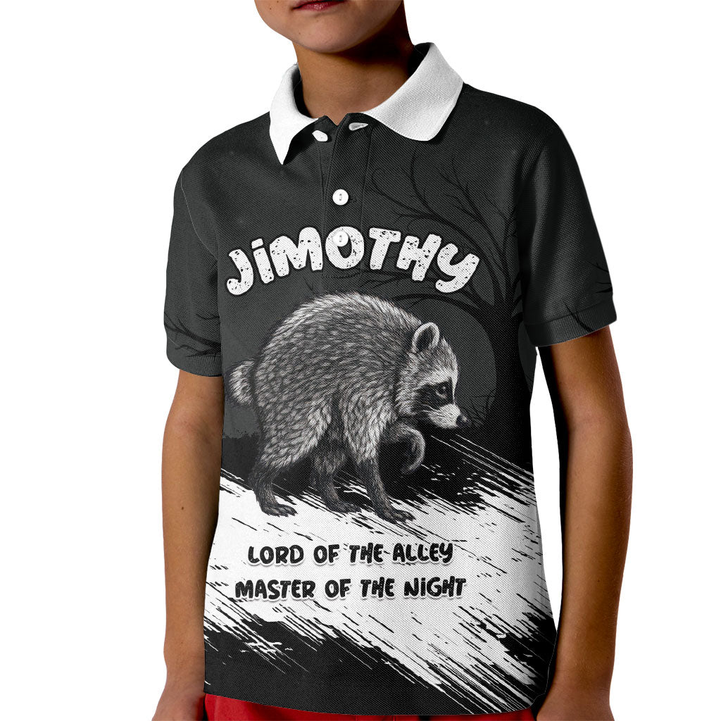 Personalized Jimothy Raccoon Seattle 2026 Kid Polo Shirt Lord Of The Alley Master Of The Night