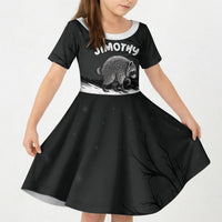 Personalized Jimothy Raccoon Seattle 2026 Kid Short Sleeve Dress Lord Of The Alley Master Of The Night