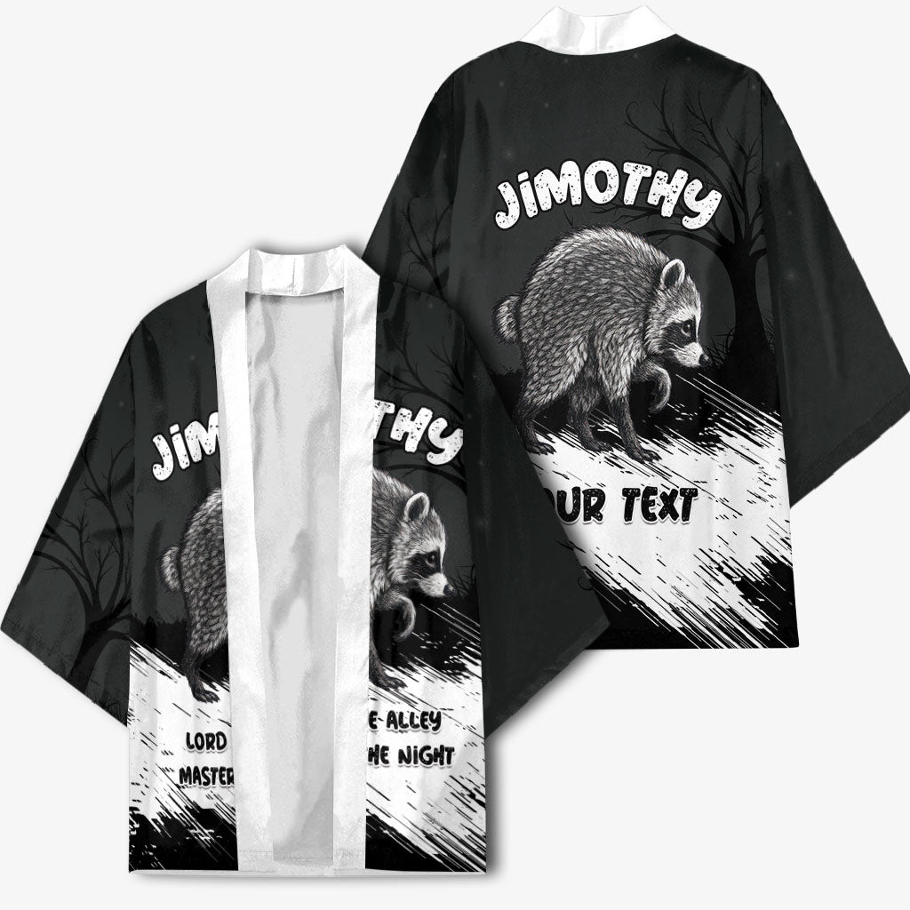 Personalized Jimothy Raccoon Seattle 2026 Kimono Lord Of The Alley Master Of The Night