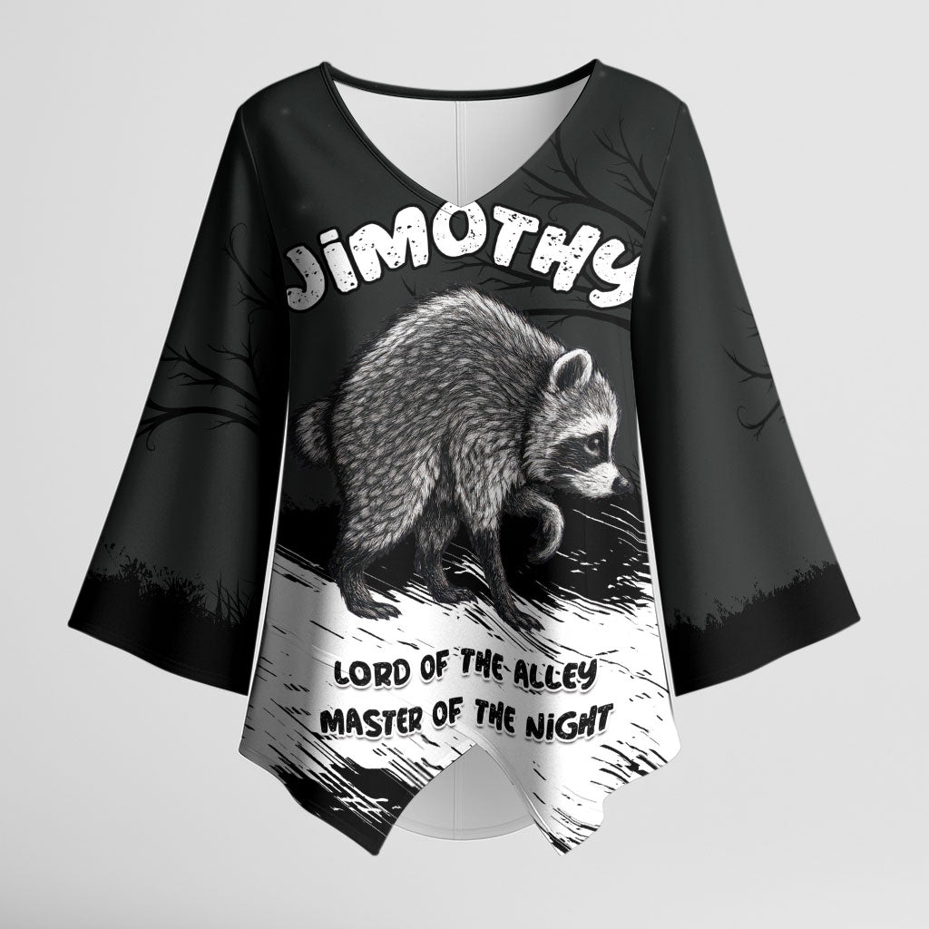 Personalized Jimothy Raccoon Seattle 2026 Kimono Sleeve Blouse Lord Of The Alley Master Of The Night