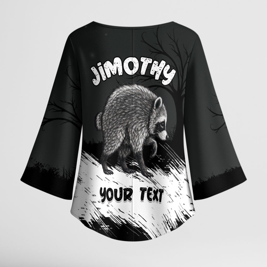 Personalized Jimothy Raccoon Seattle 2026 Kimono Sleeve Blouse Lord Of The Alley Master Of The Night