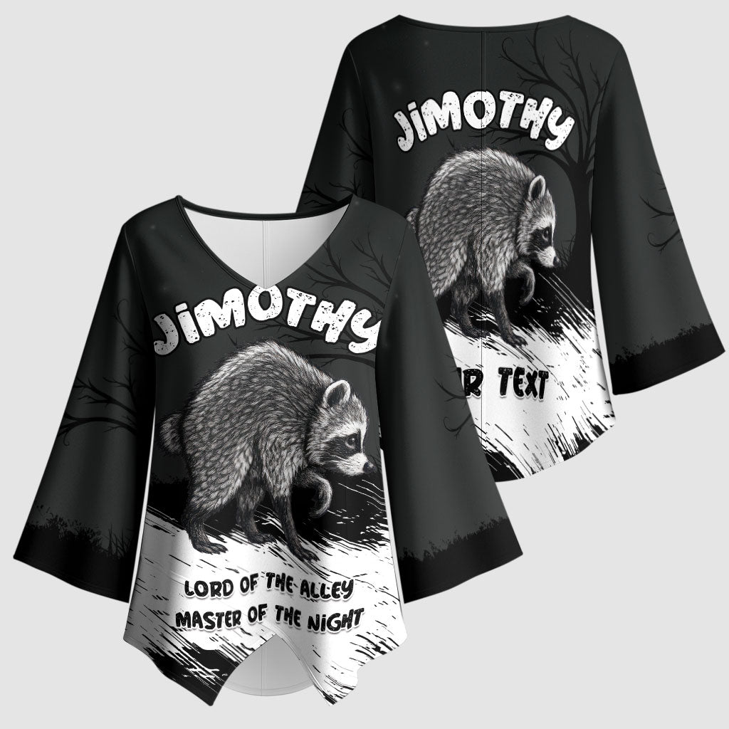 Personalized Jimothy Raccoon Seattle 2026 Kimono Sleeve Blouse Lord Of The Alley Master Of The Night