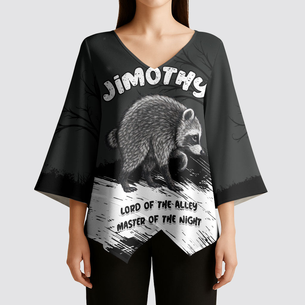 Personalized Jimothy Raccoon Seattle 2026 Kimono Sleeve Blouse Lord Of The Alley Master Of The Night