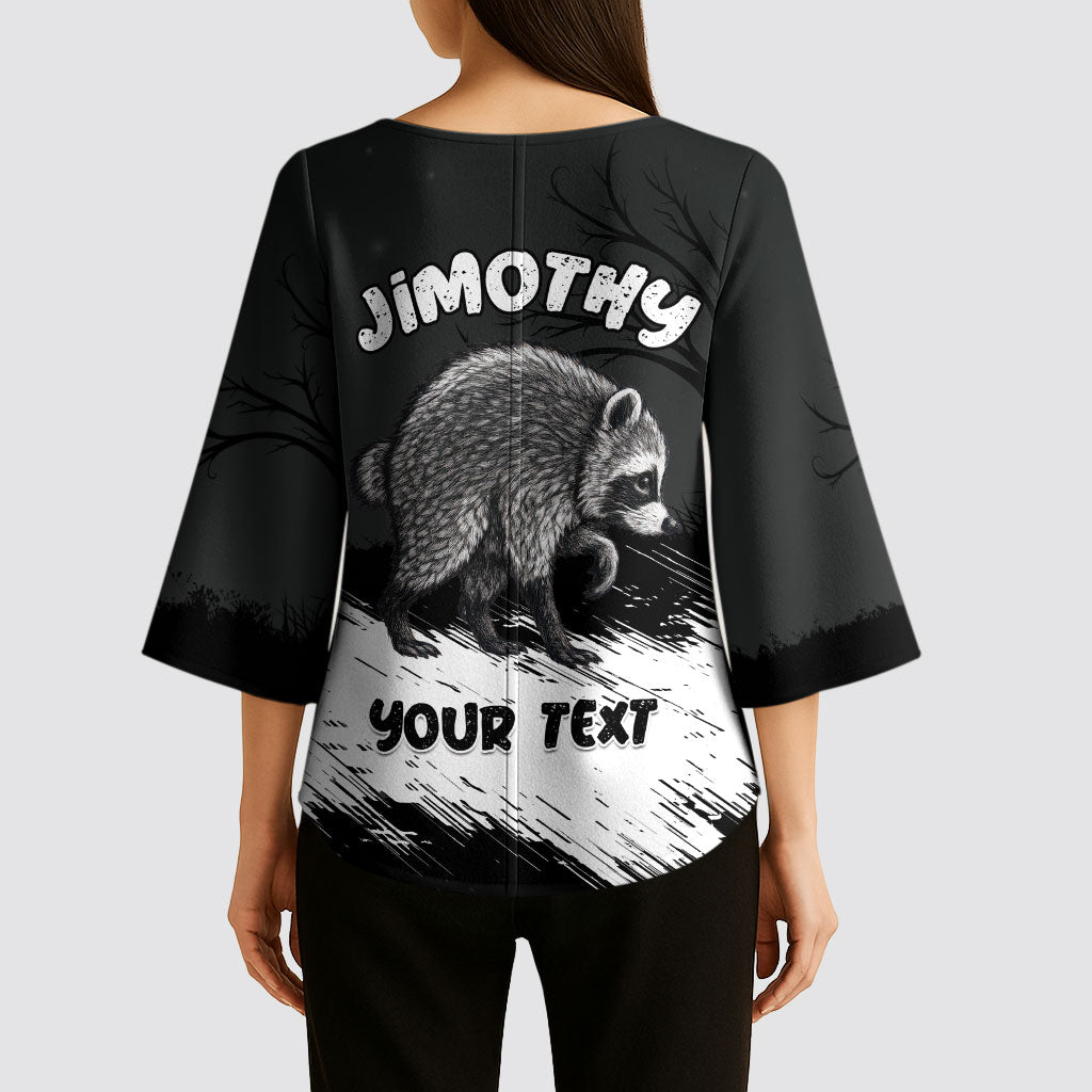 Personalized Jimothy Raccoon Seattle 2026 Kimono Sleeve Blouse Lord Of The Alley Master Of The Night