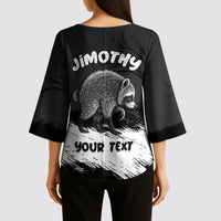 Personalized Jimothy Raccoon Seattle 2026 Kimono Sleeve Blouse Lord Of The Alley Master Of The Night